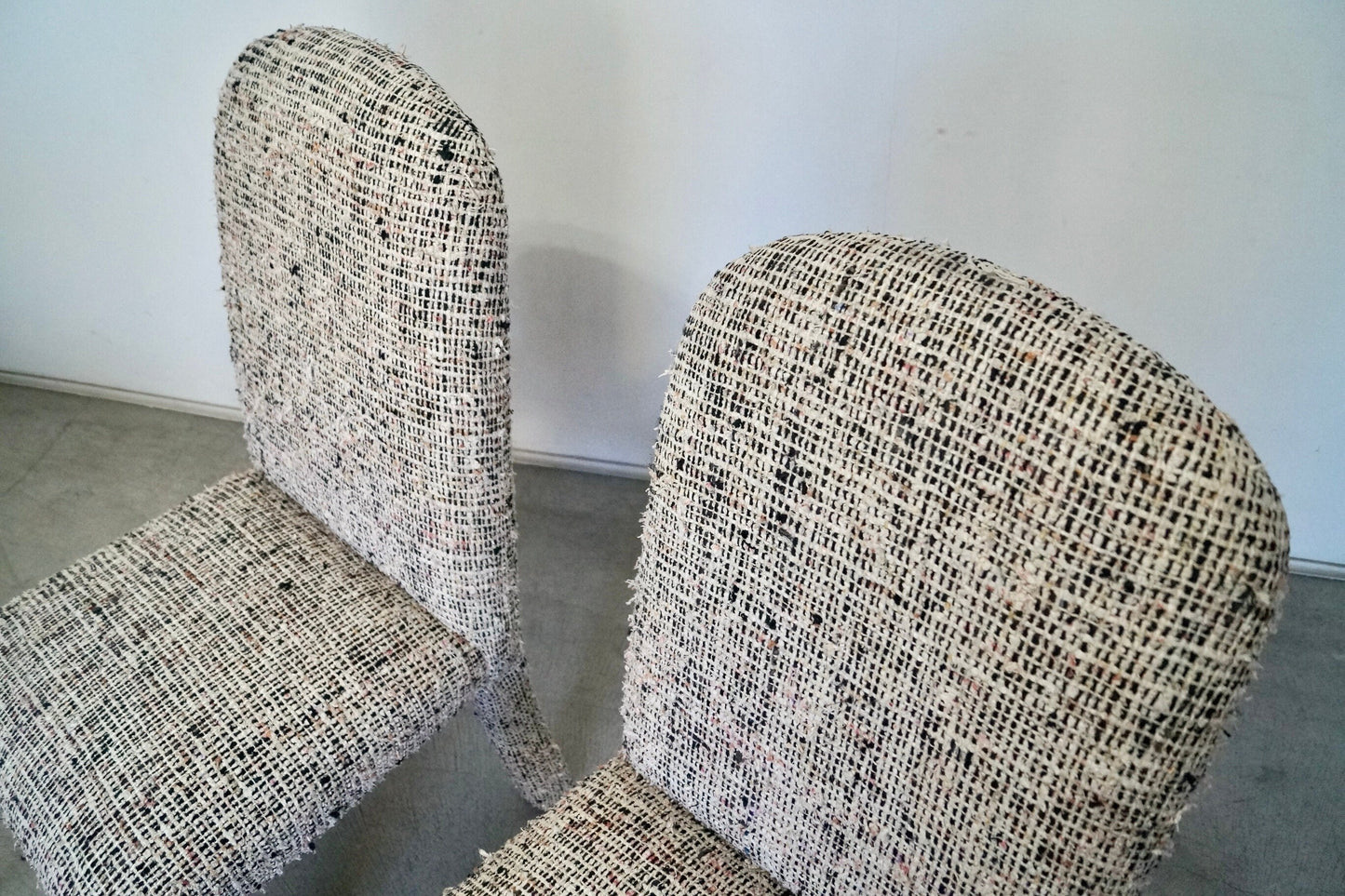 1970's Mid-Century Modern Parsons Arching Dining Chairs