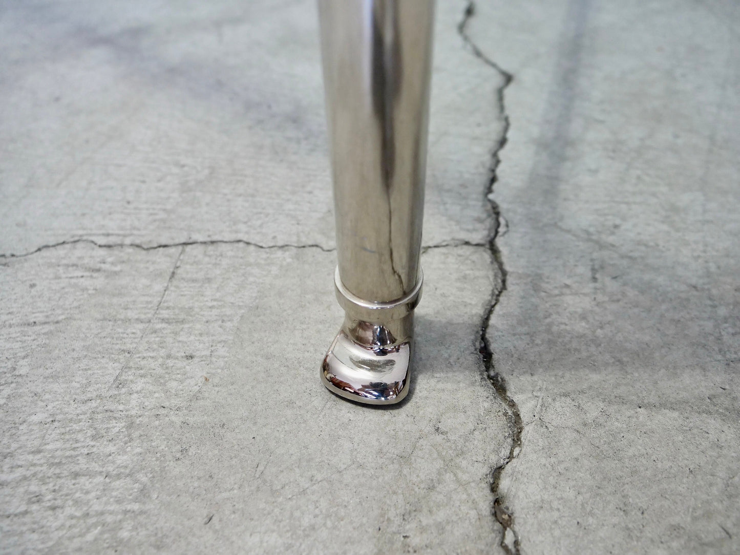 Nickel and Glass Coffee Table