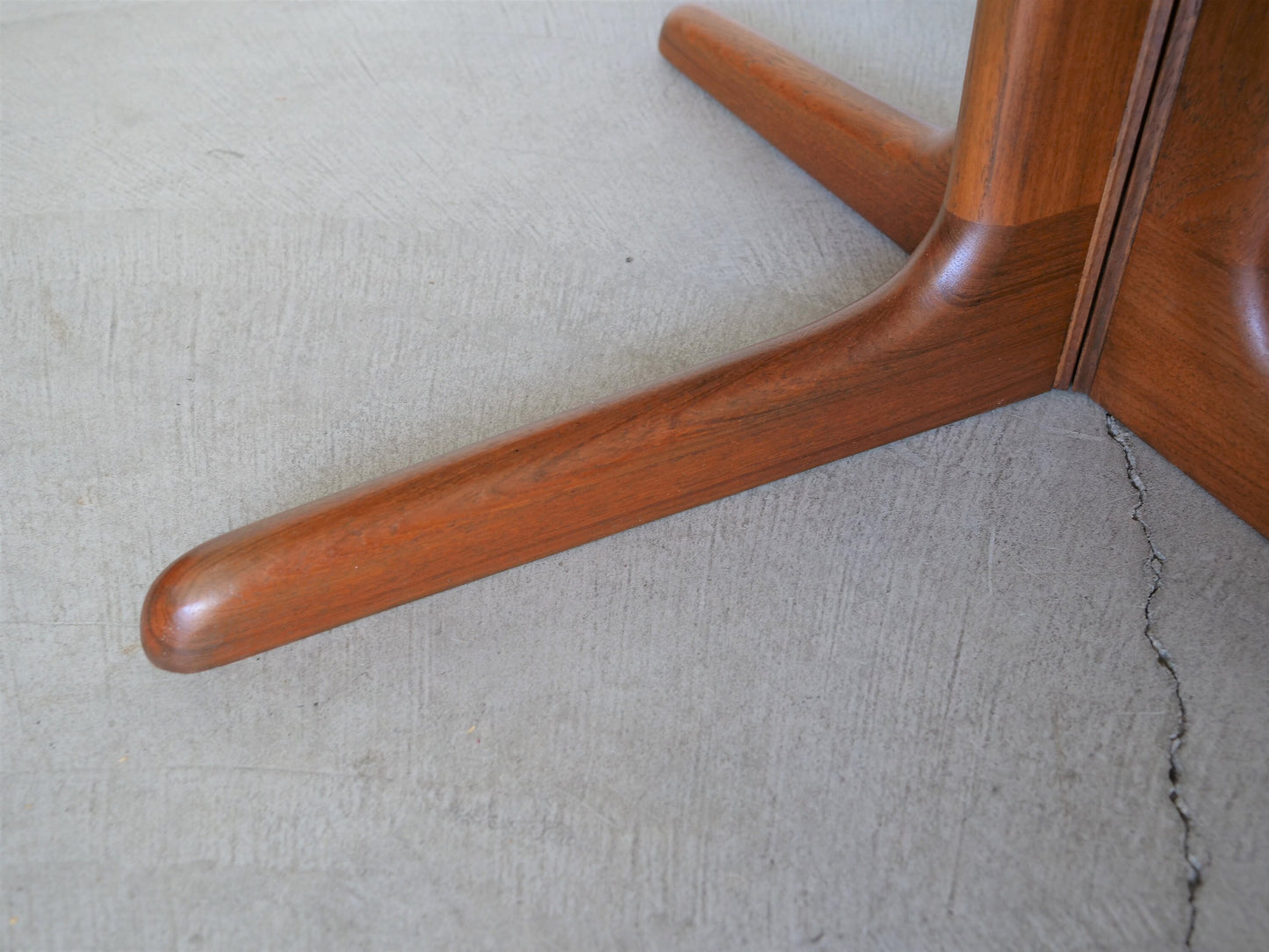 1970's Scandinavian Modern Teak Dining Table