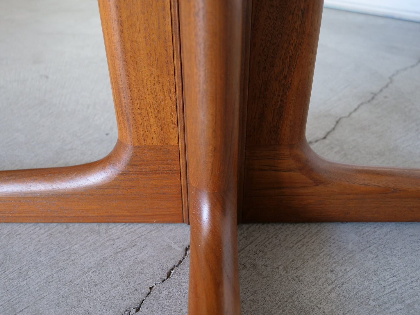 1970's Scandinavian Modern Teak Dining Table