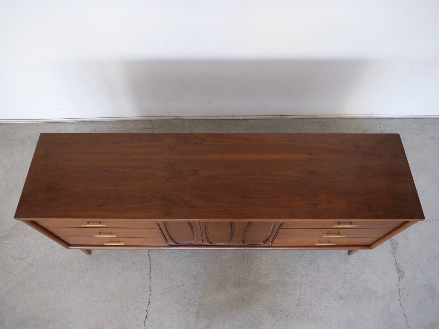 1960's Mid-Century Modern Broyhill Emphasis Walnut Dresser