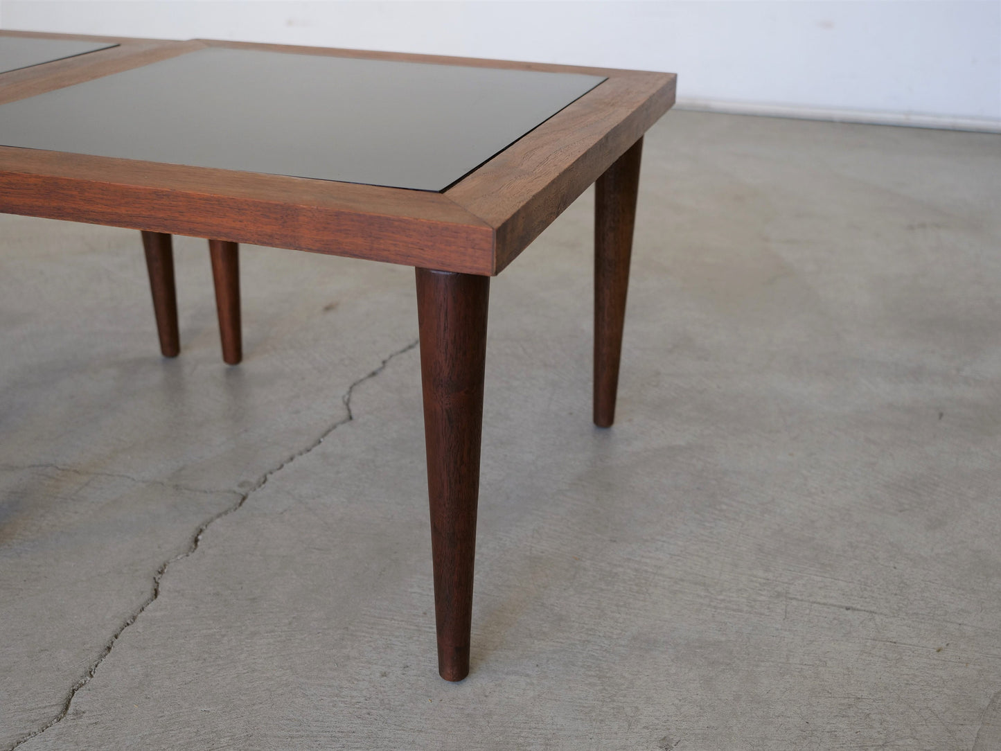 Pair of 1960's Mid-Century Modern Walnut Side Tables