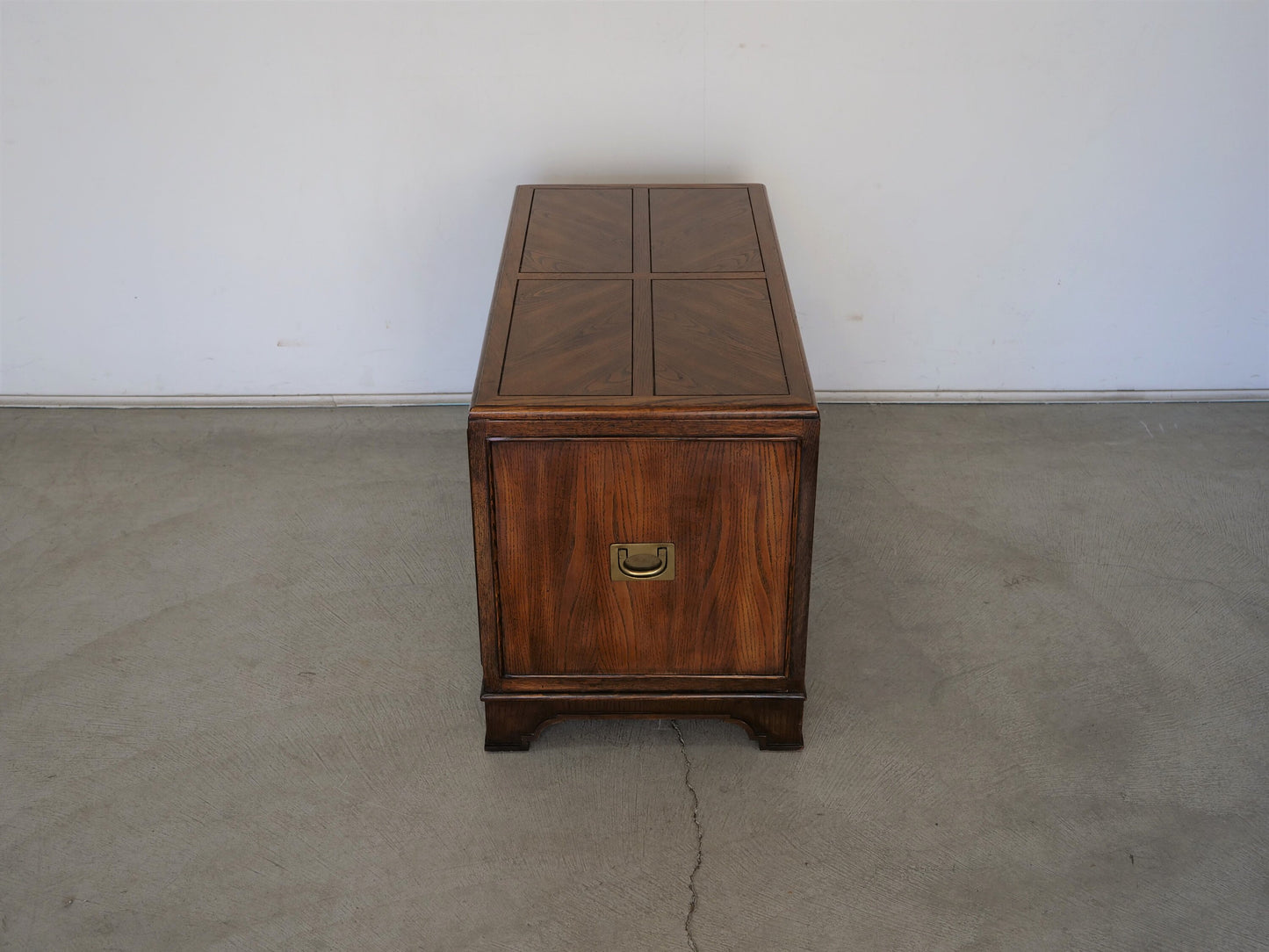 1970's Midcentury Modern Campaign Chest of Drawers