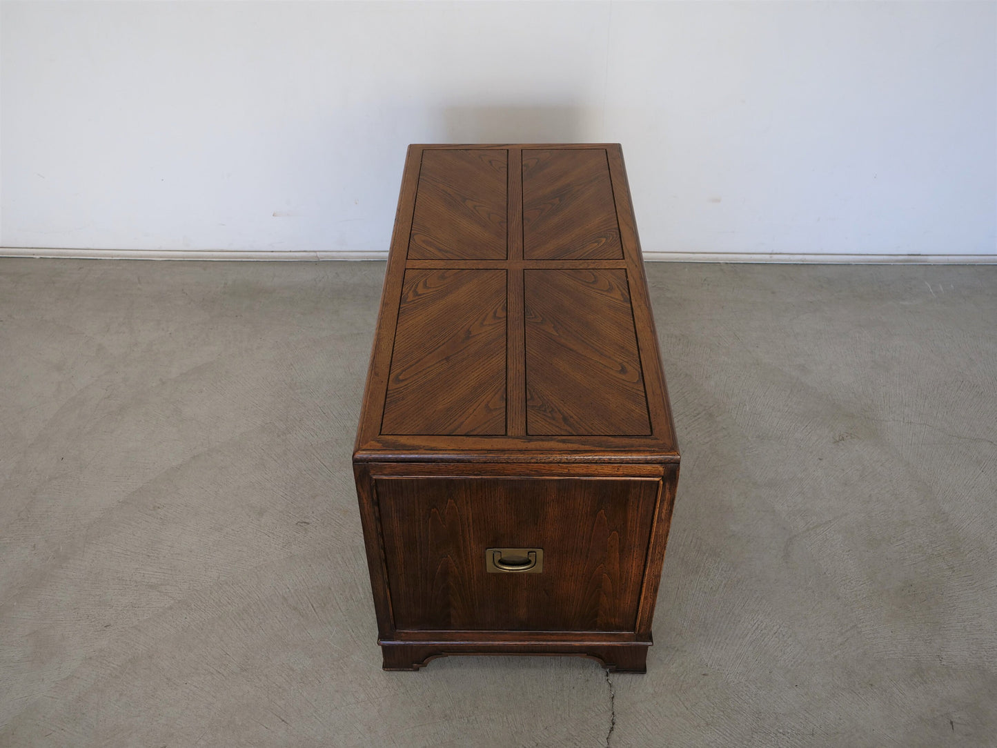 1970's Midcentury Modern Campaign Chest of Drawers
