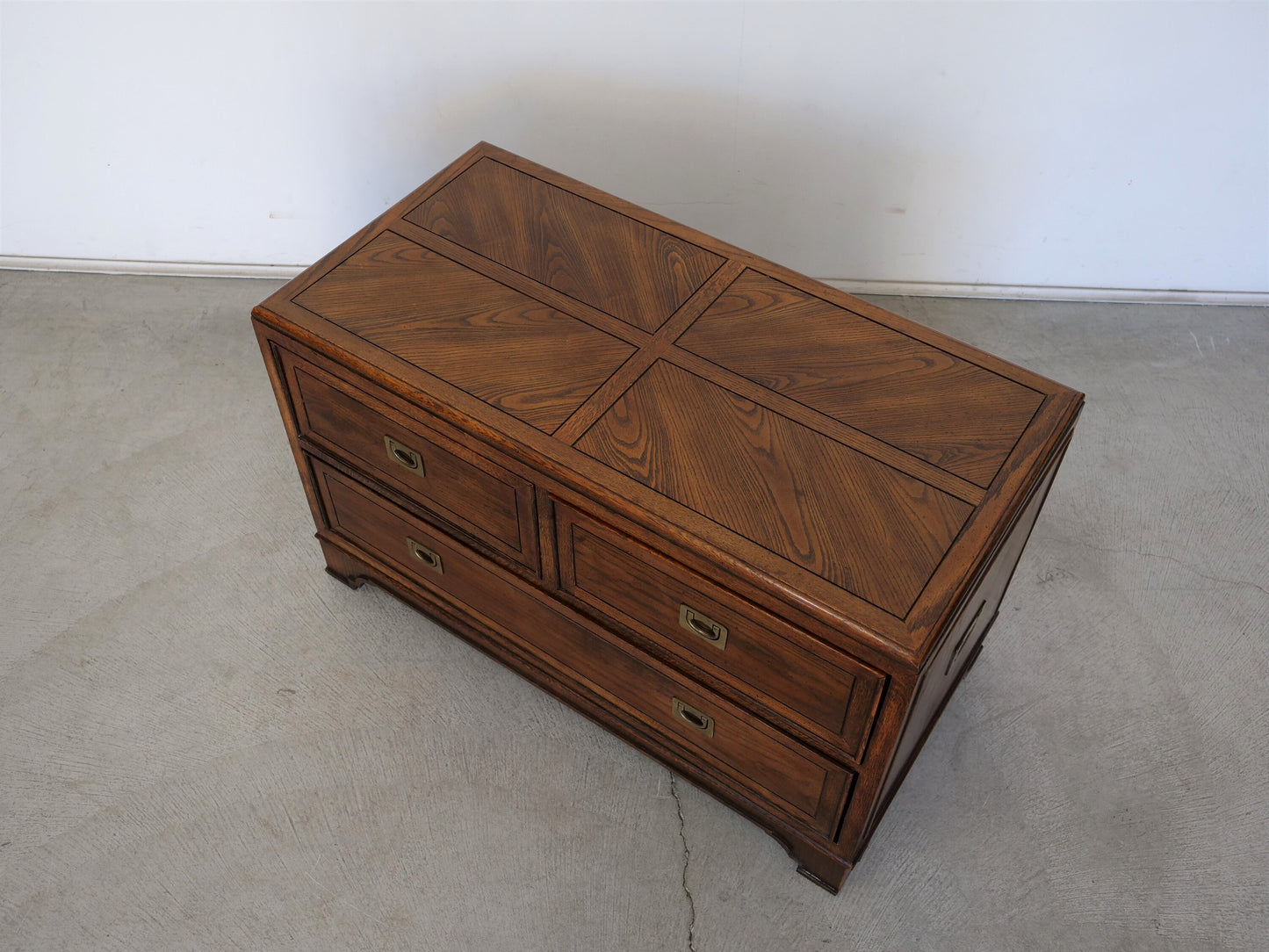 1970's Midcentury Modern Campaign Chest of Drawers