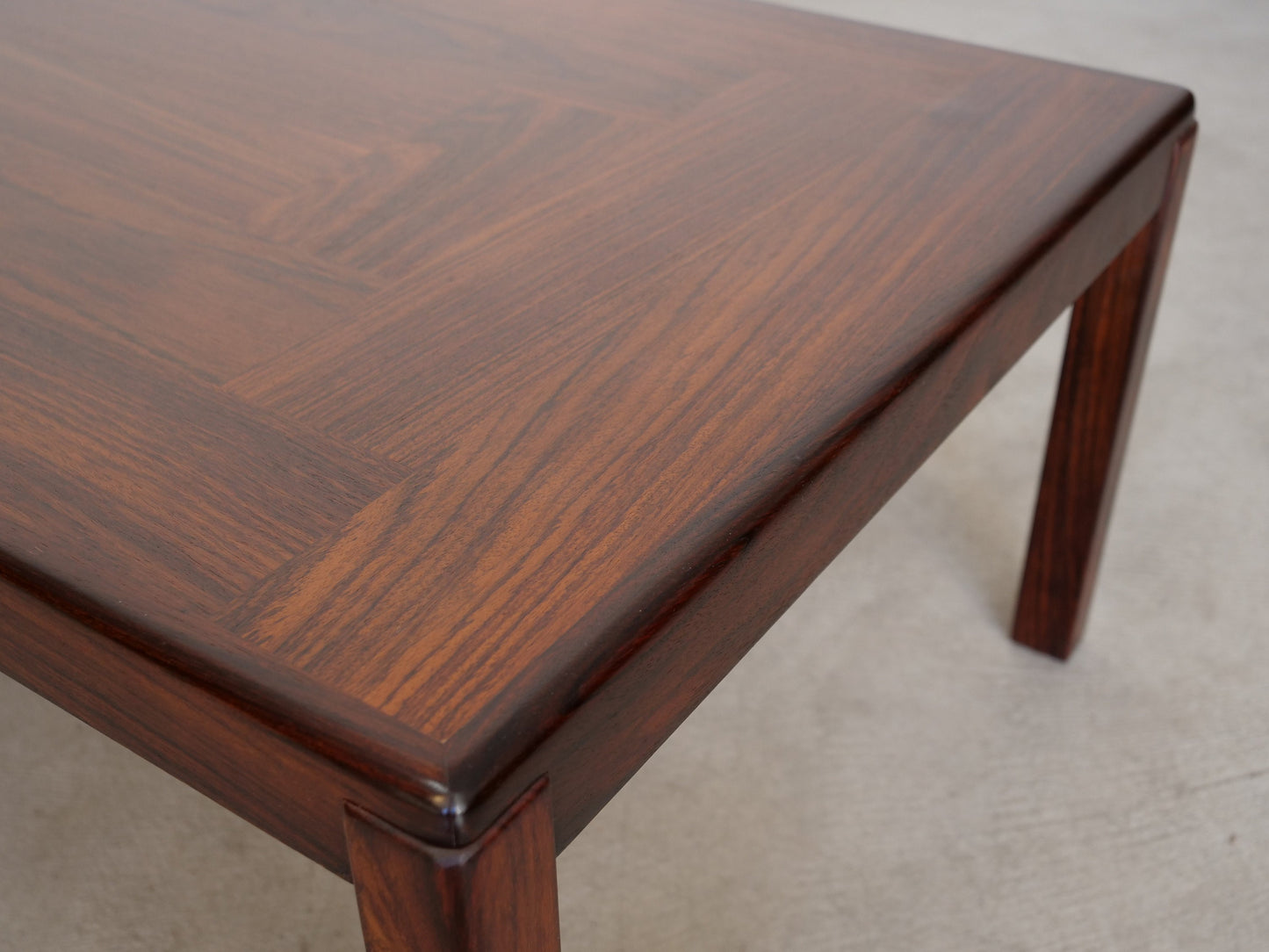 1960s Mid-Century / Danish Modern Rosewood Rectangular Coffee Table