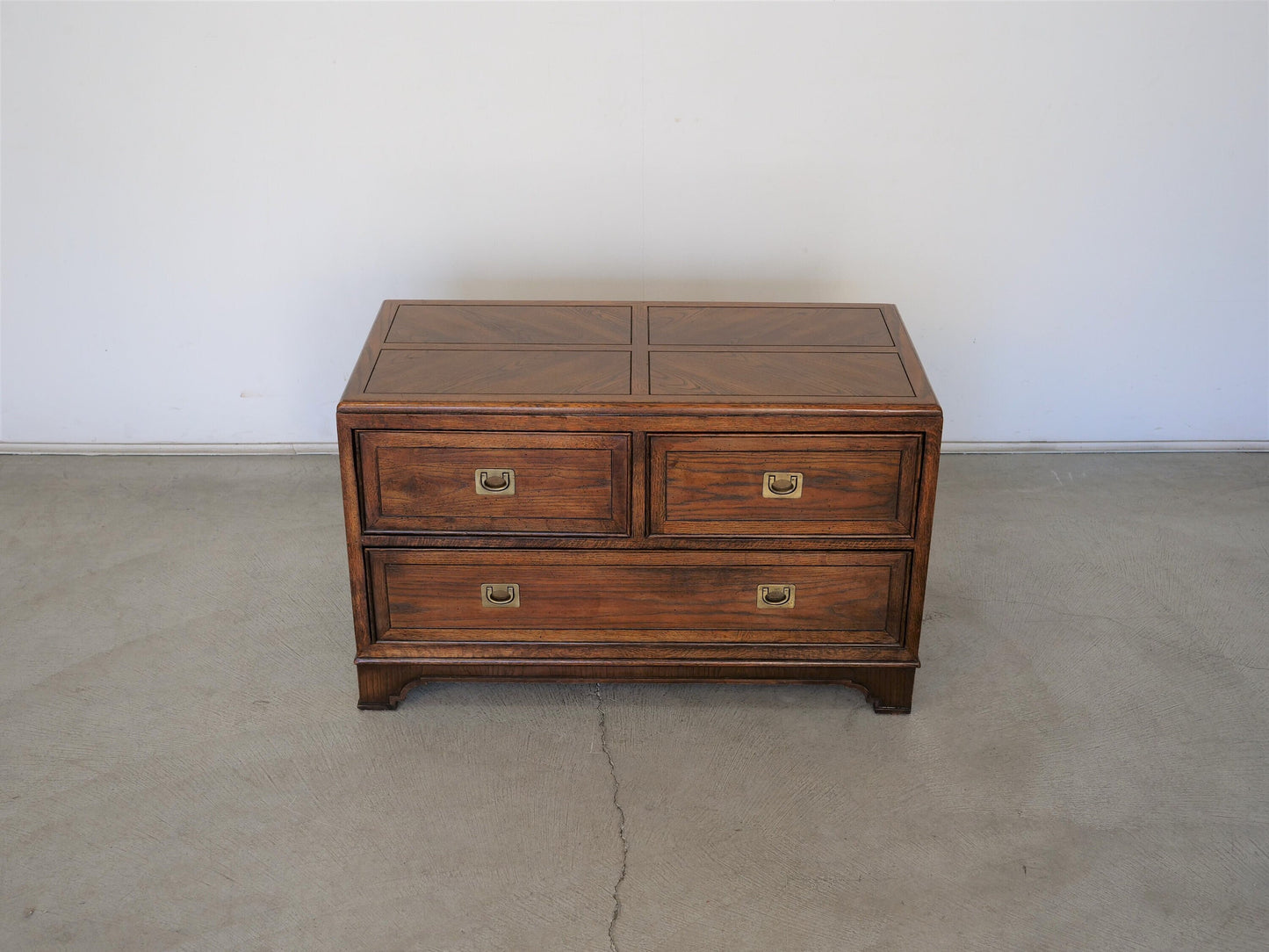 1970's Midcentury Modern Campaign Chest of Drawers