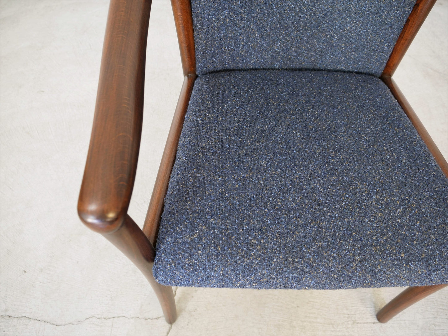 Set of Four Restored Vintage Mid-Century Modern Dining Chairs