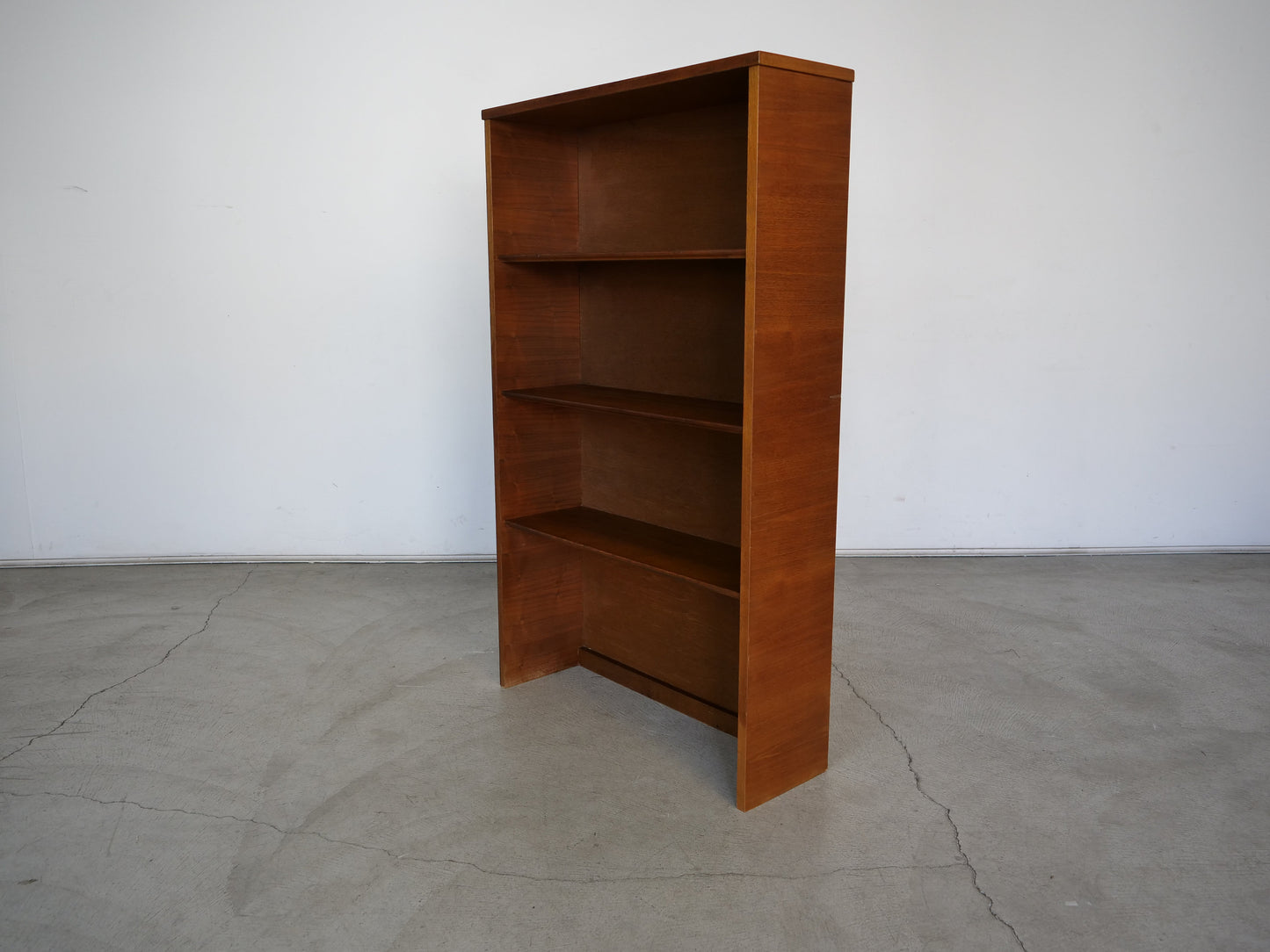1950's Mid-Century Modern Walnut Bookshelf