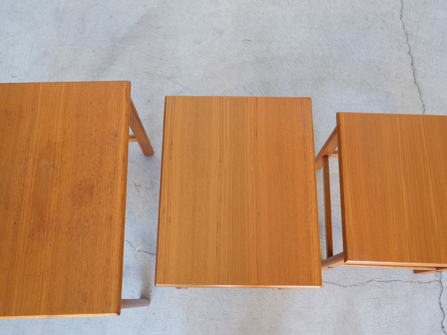 1970's Danish Modern Teak Nesting Tables