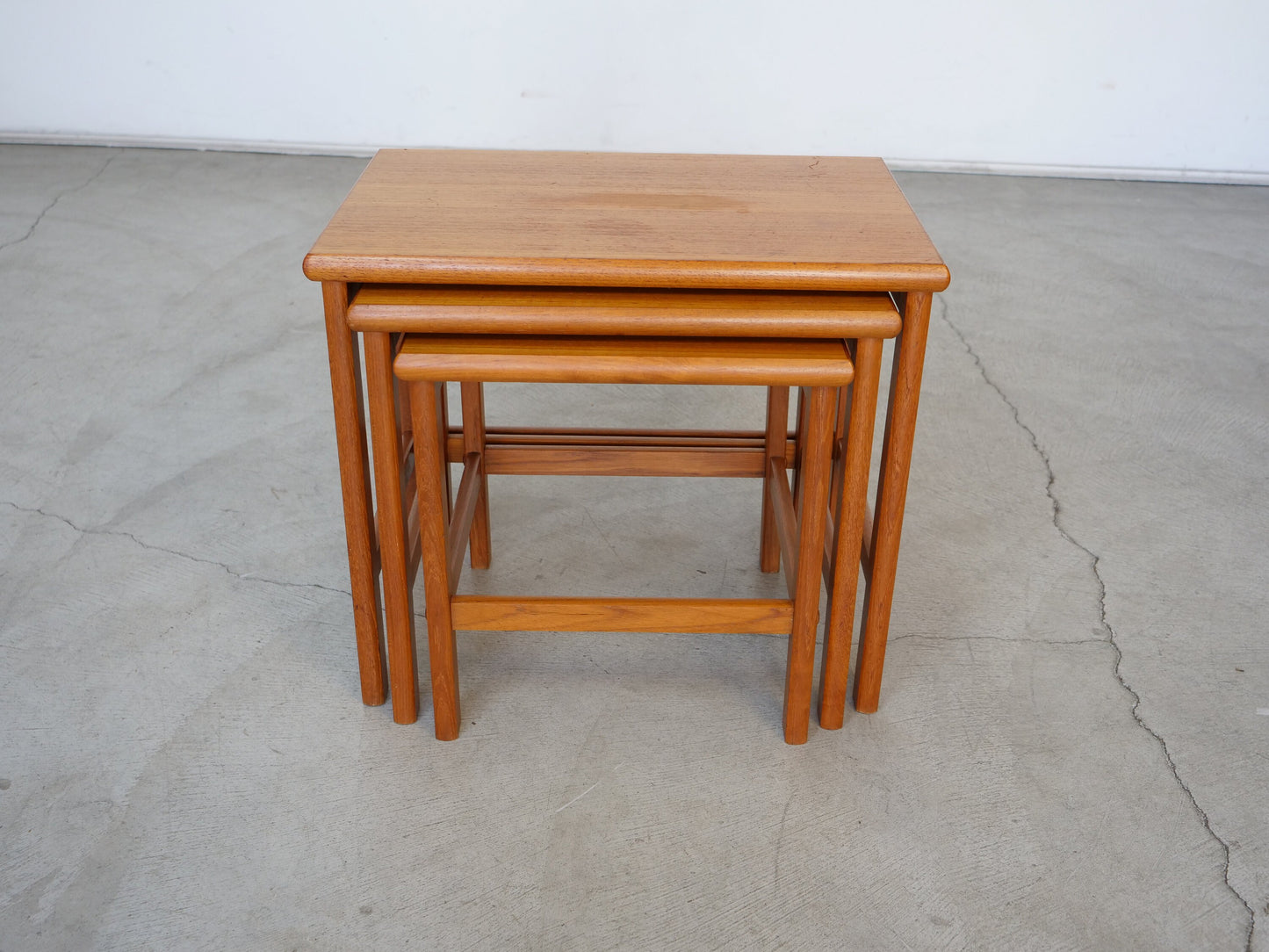 1970's Danish Modern Teak Nesting Tables