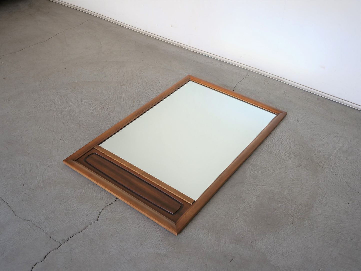 1960's Walnut Broyhill Mirror of the Emphasis Series