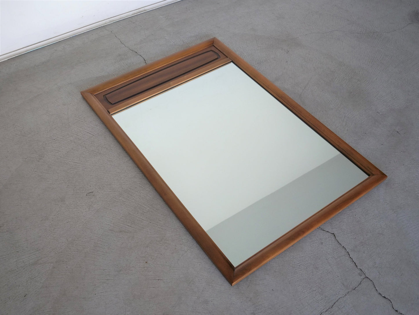 1960's Walnut Broyhill Mirror of the Emphasis Series
