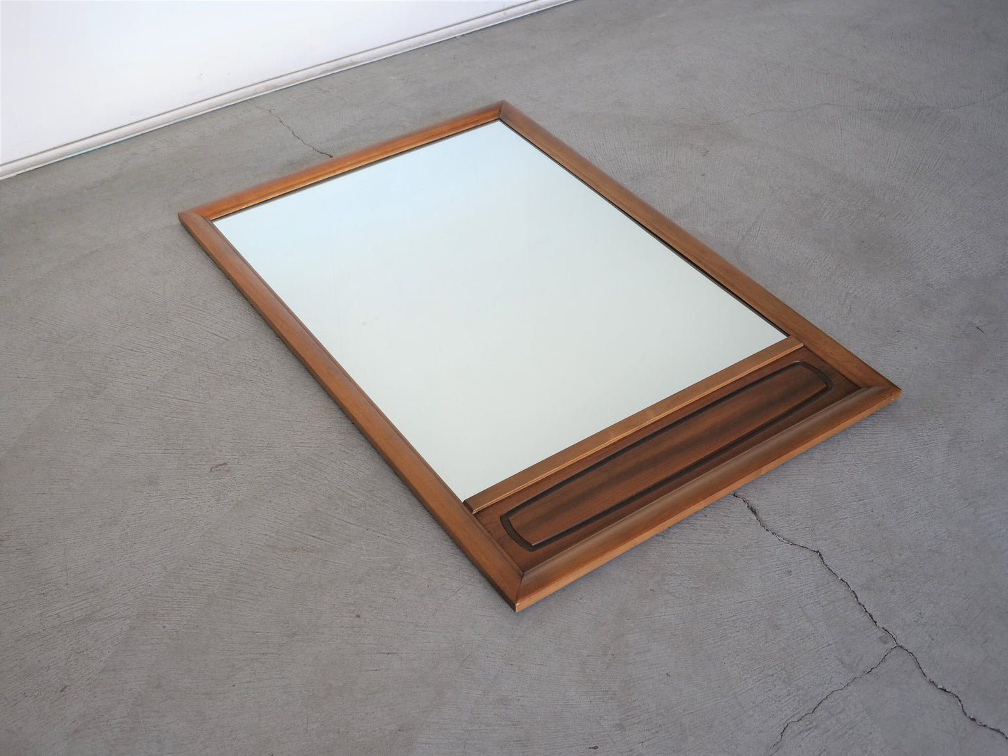 1960's Walnut Broyhill Mirror of the Emphasis Series