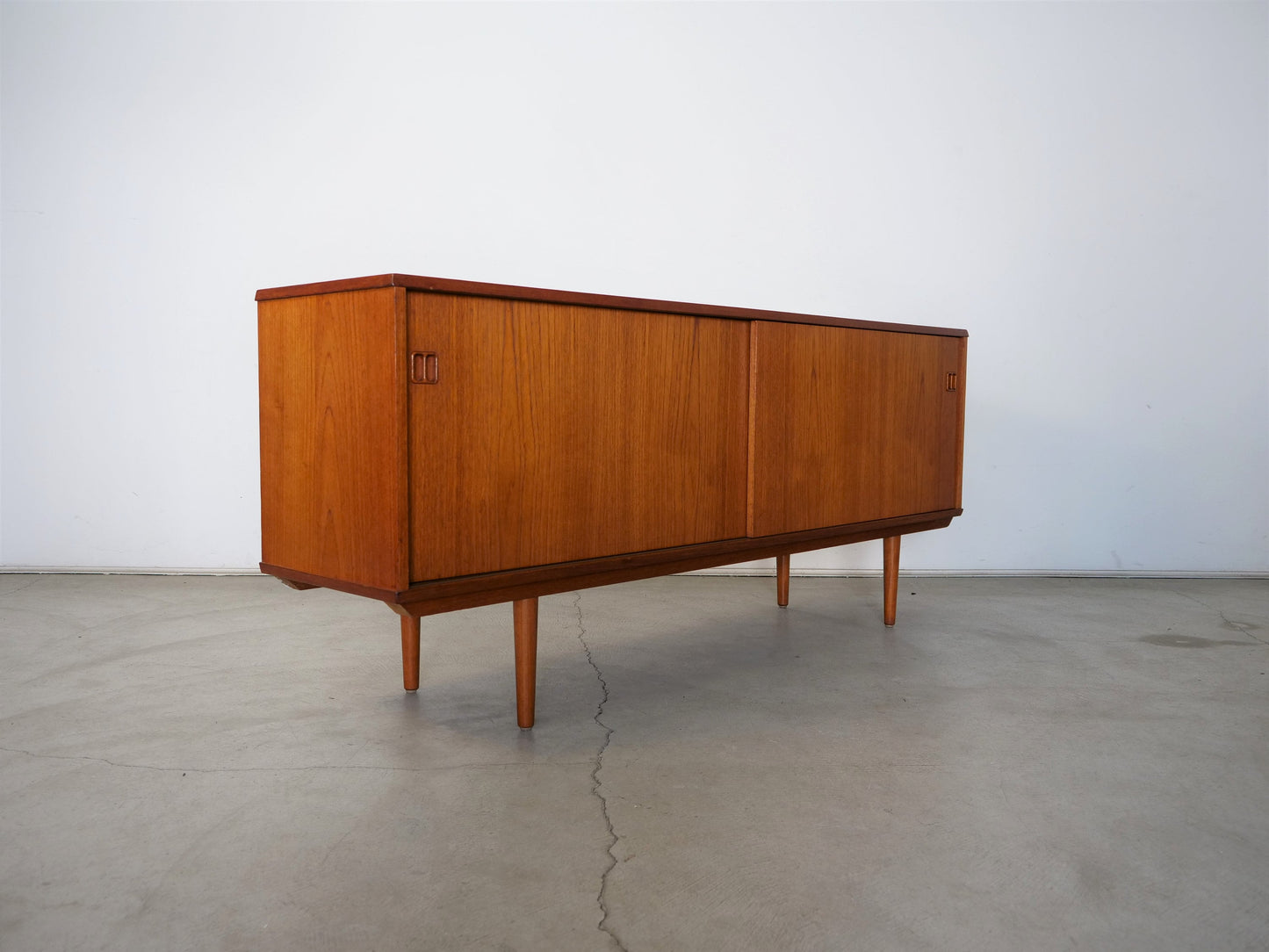 1960's Danish Modern Teak Credenza
