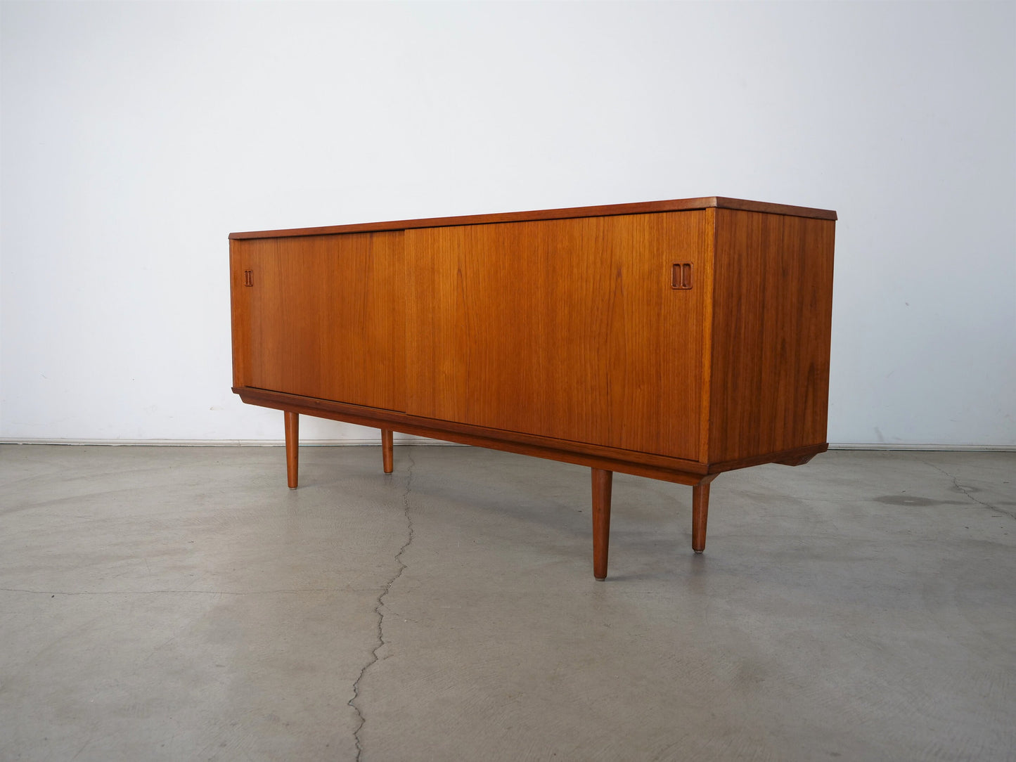 1960's Danish Modern Teak Credenza