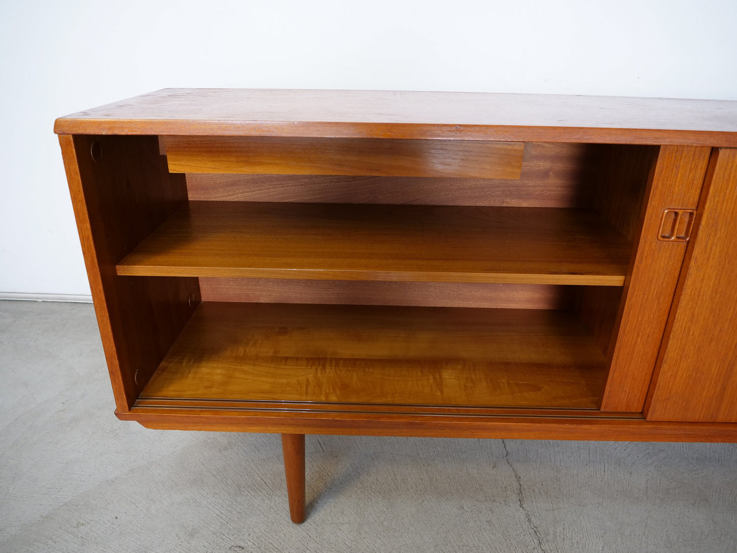 1960's Danish Modern Teak Credenza