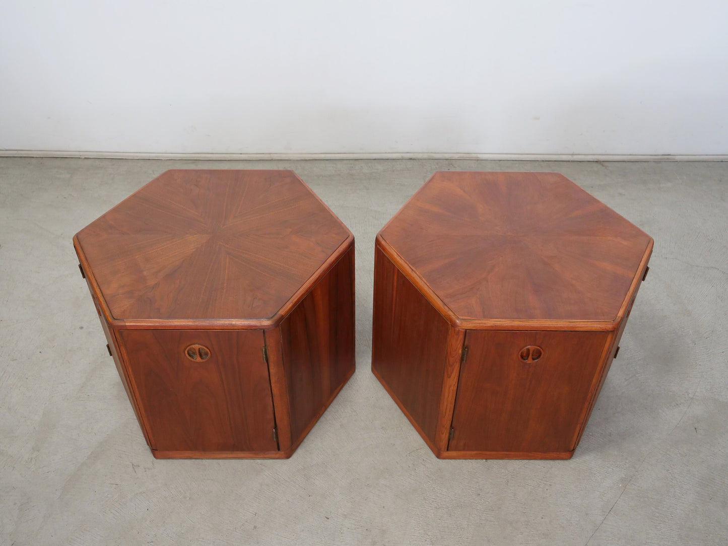 Mid-Century Modern Pair of Lane End Tables