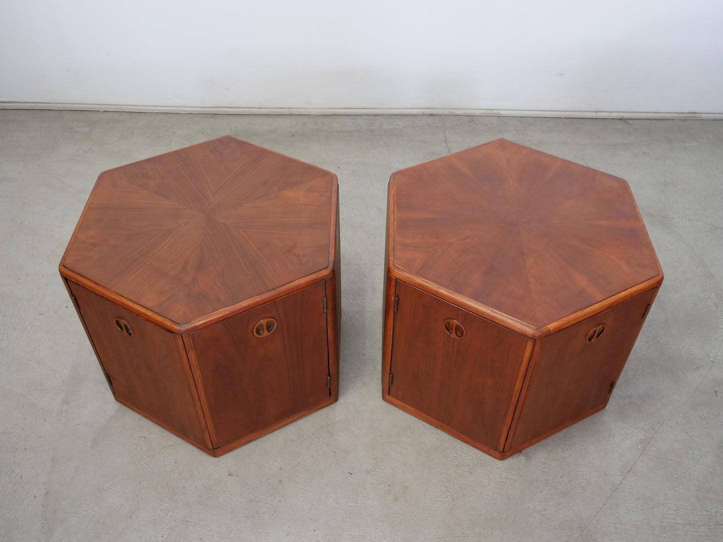 Mid-Century Modern Pair of Lane End Tables