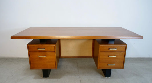 1960's Mid Century Danish Modern Executive Desk in Teak