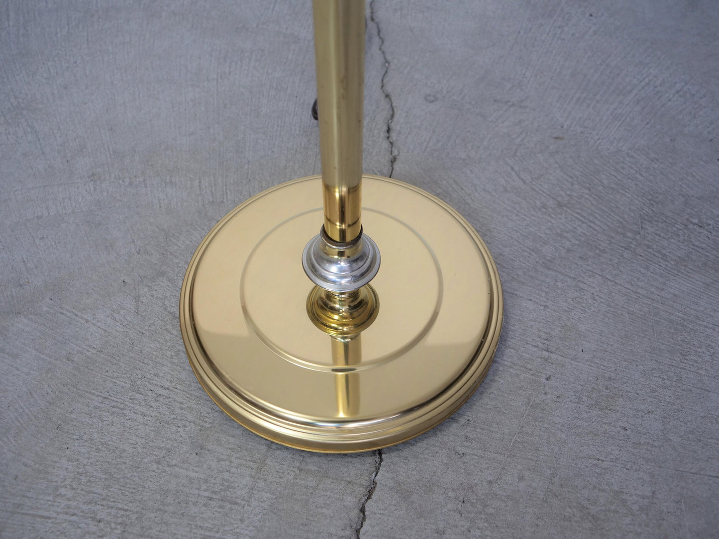 1960's Mid-Century Modern Brass Plated Swing Arm Floor Lamp