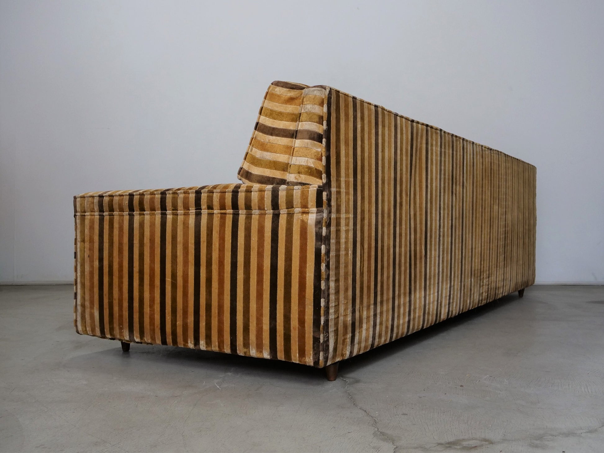 1950's Mid-Century Velvet Sofa