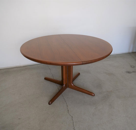 1970's Scandinavian Modern Teak Dining Table