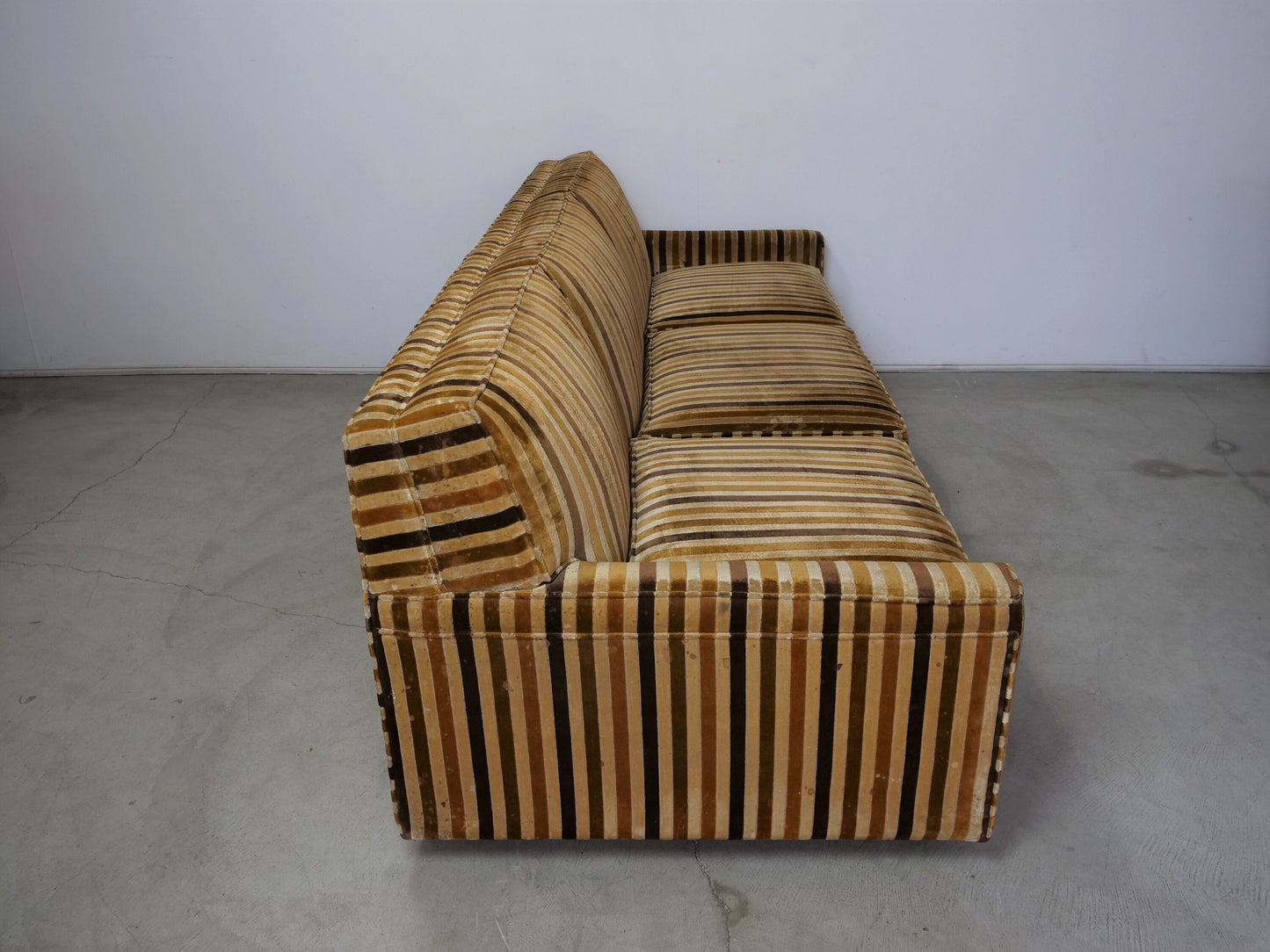 1950's Mid-Century Velvet Sofa