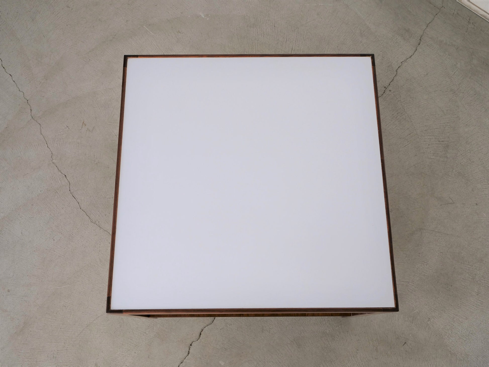 1960’s Two-Tiered Walnut and White Formica Coffee Table