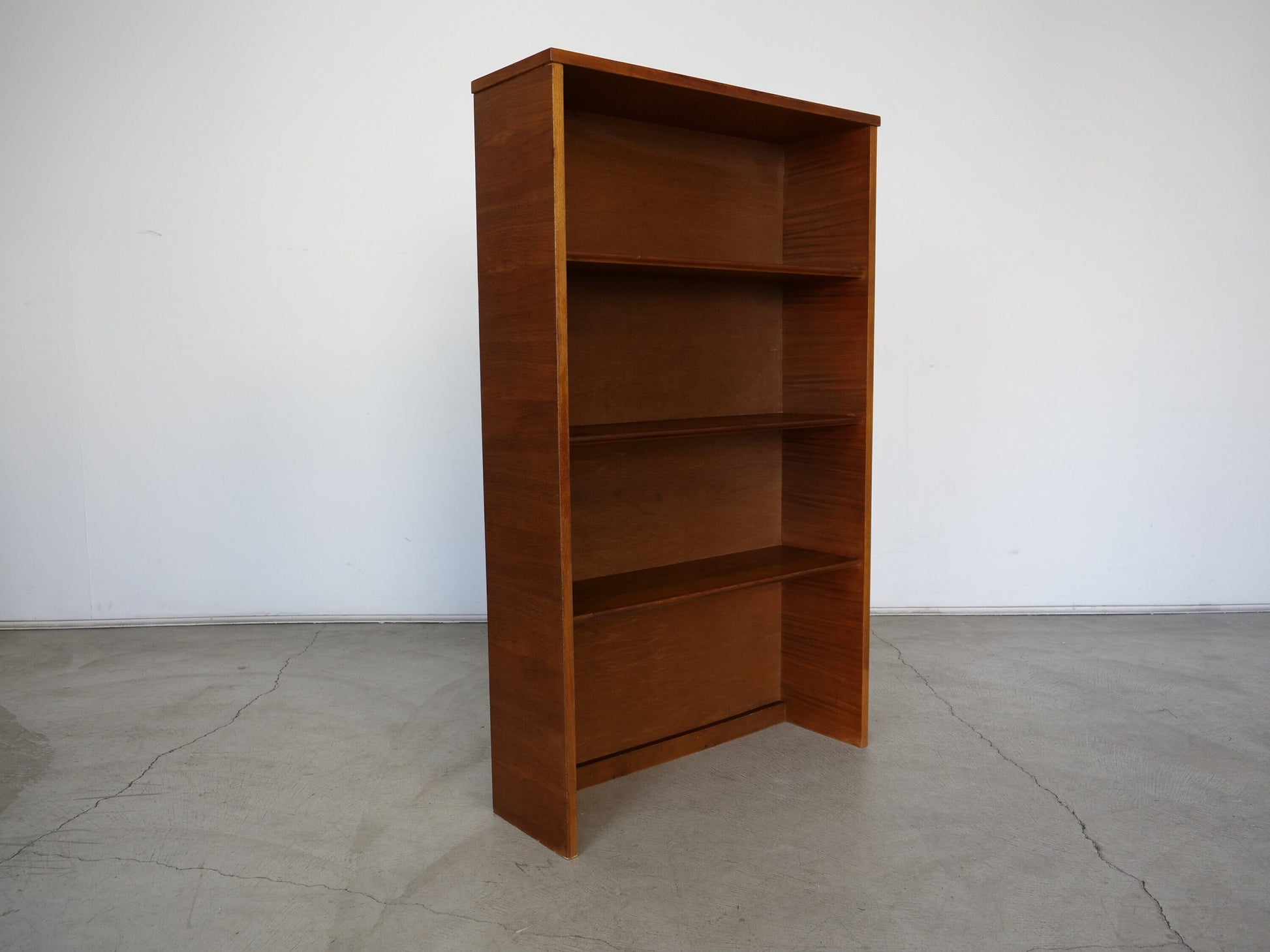 1950's Mid-Century Modern Walnut Bookshelf