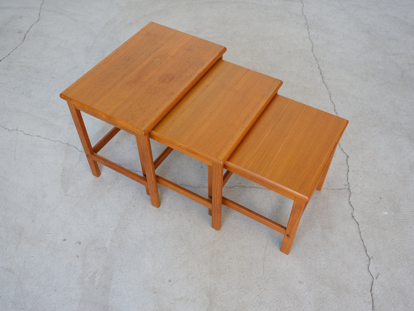 1970's Danish Modern Teak Nesting Tables