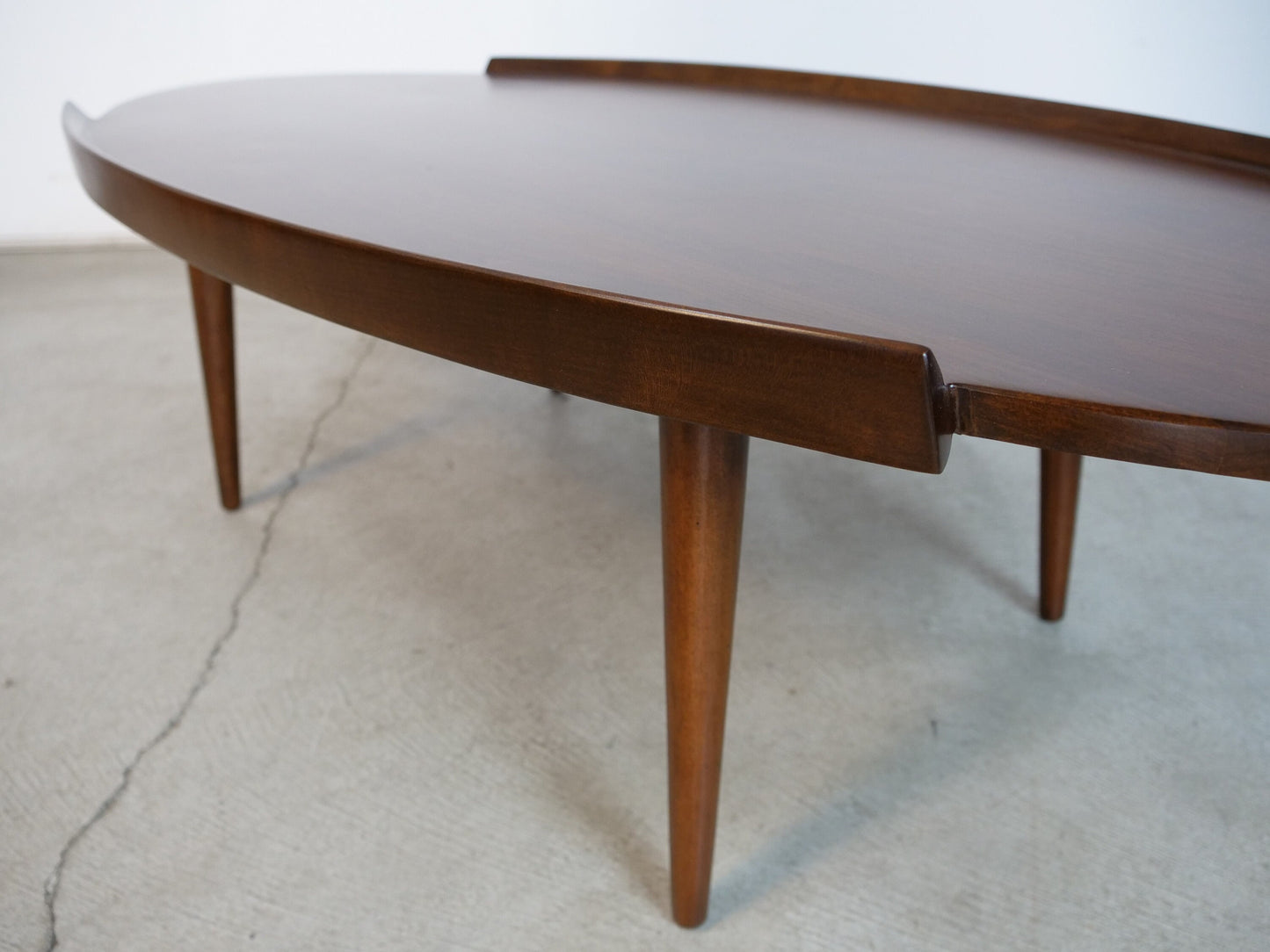 1950's Midcentury Modern Surfboard Coffee Table
