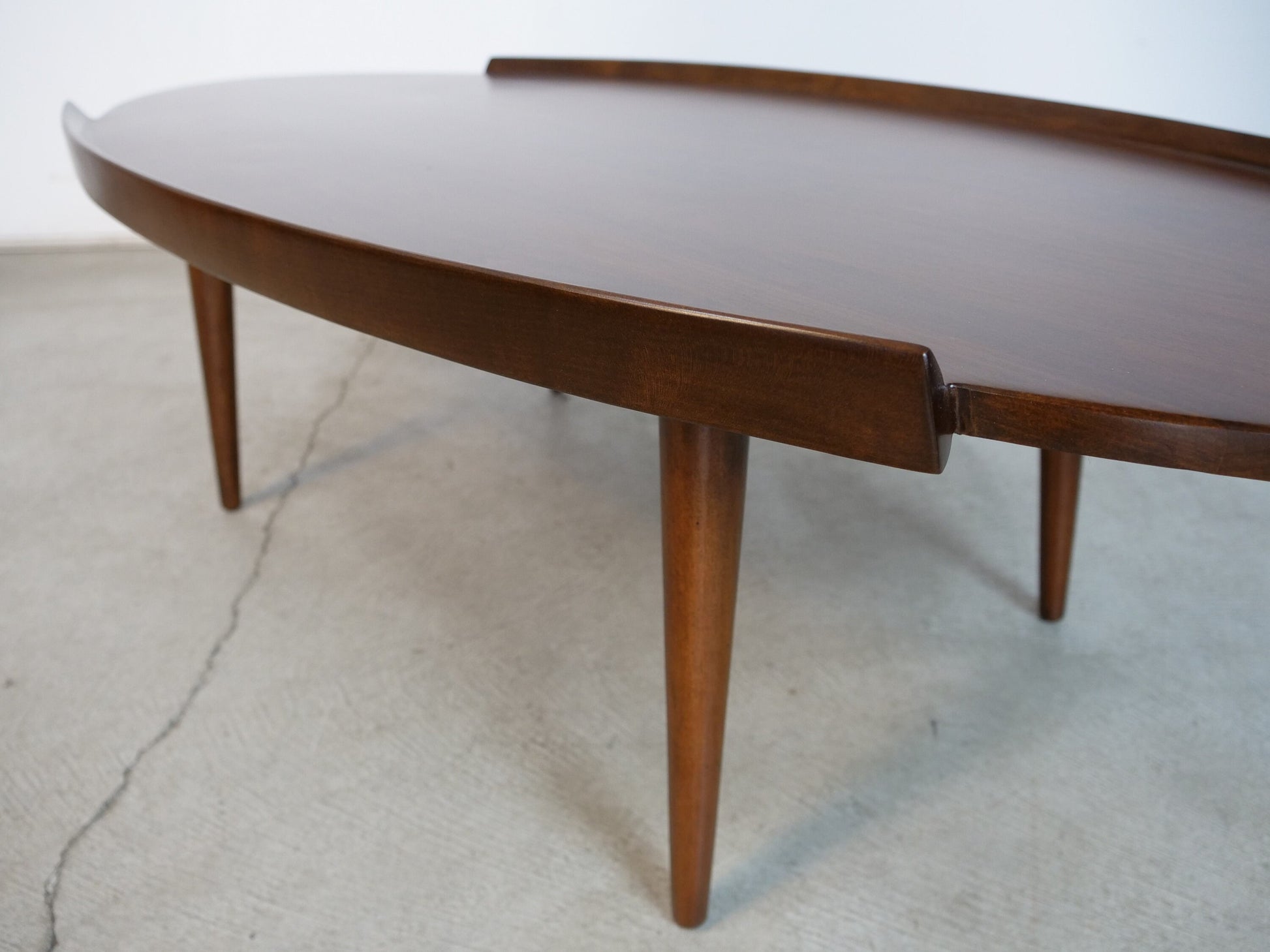 1950's Midcentury Modern Surfboard Coffee Table