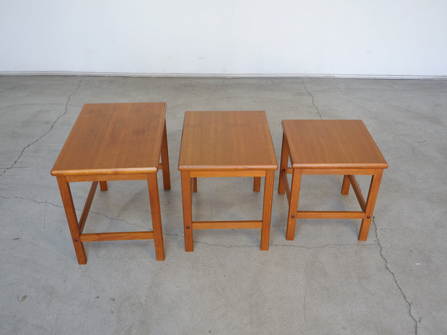 1970's Danish Modern Teak Nesting Tables