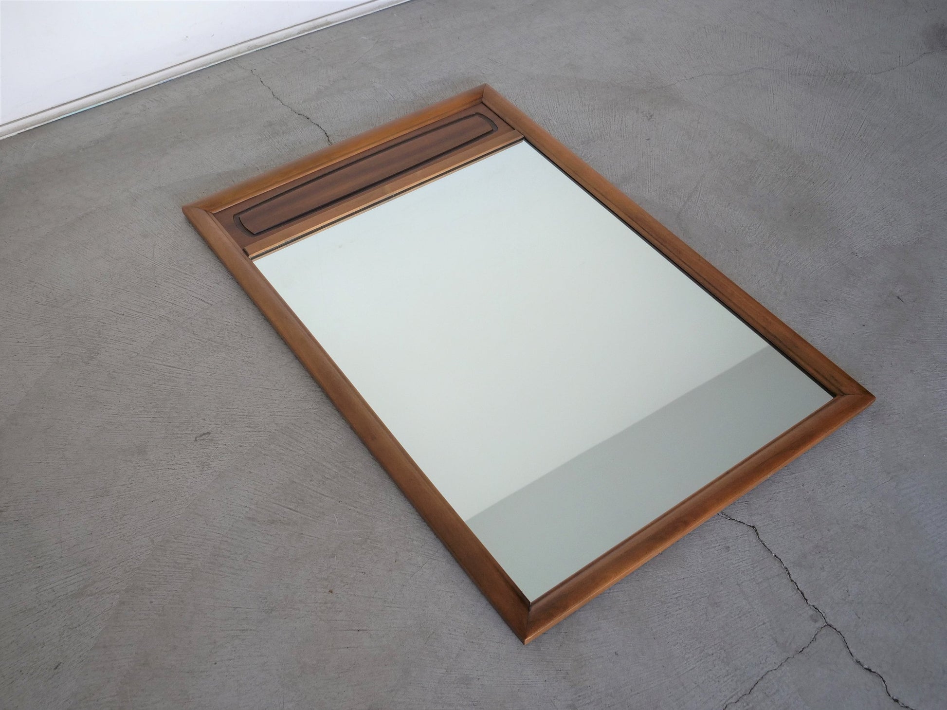 1960's Walnut Broyhill Mirror of the Emphasis Series