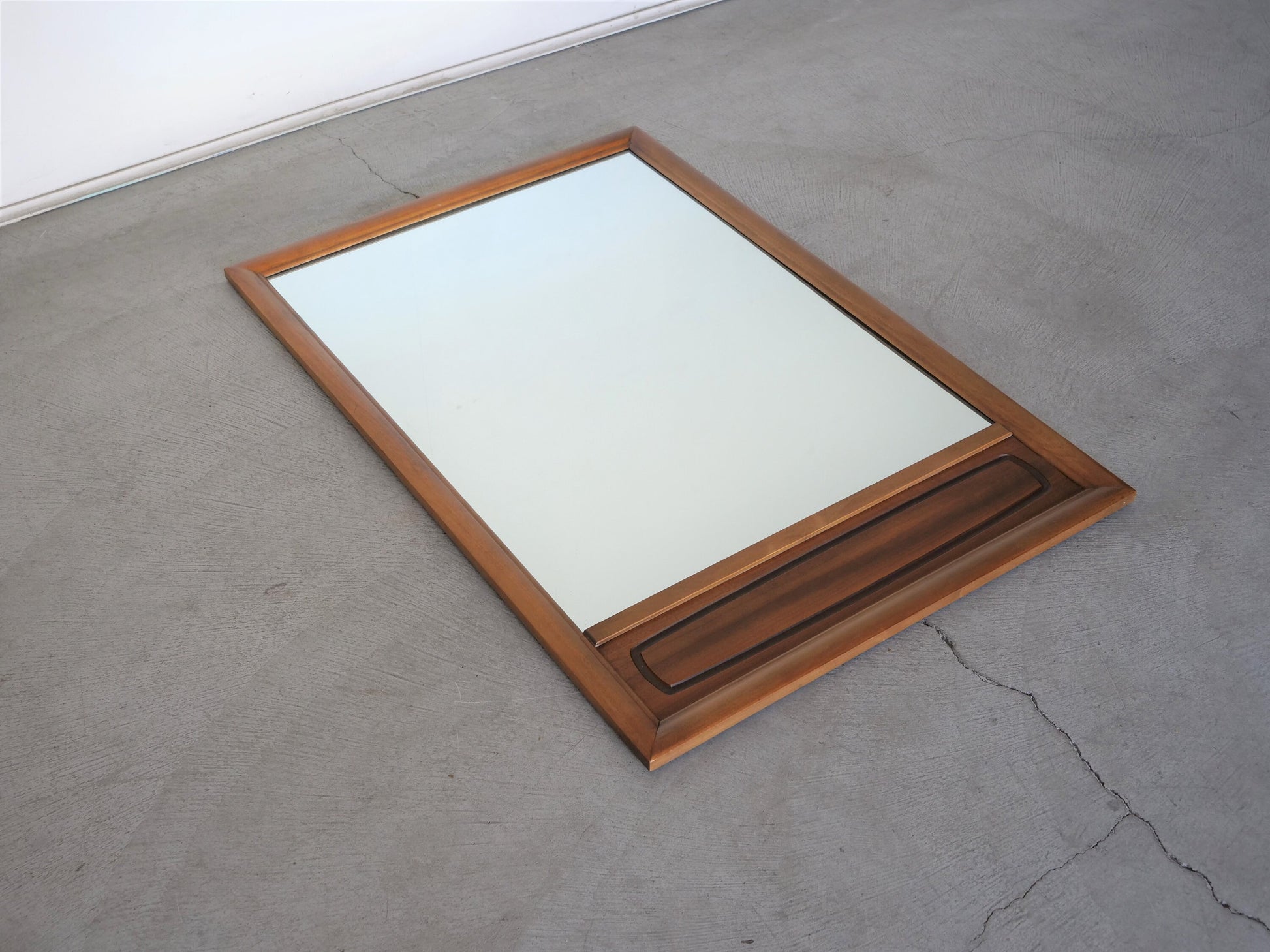 1960's Walnut Broyhill Mirror of the Emphasis Series