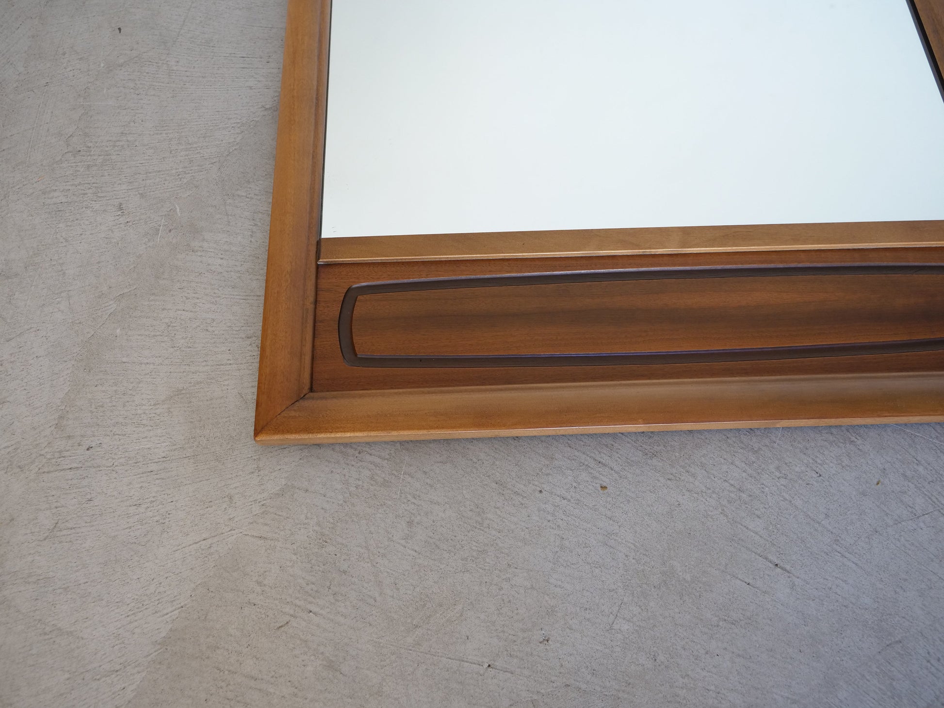 1960's Walnut Broyhill Mirror of the Emphasis Series