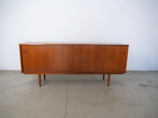 1960's Danish Modern Teak Credenza