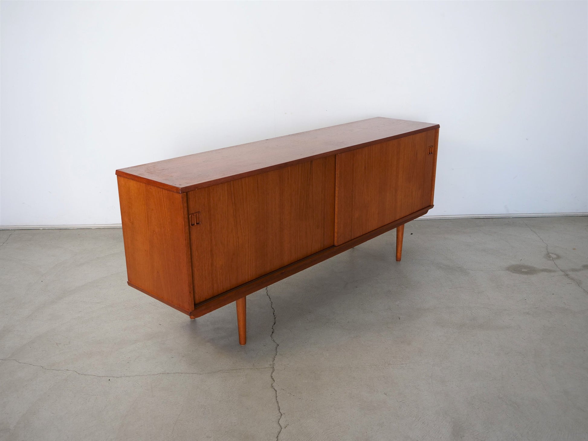 1960's Danish Modern Teak Credenza