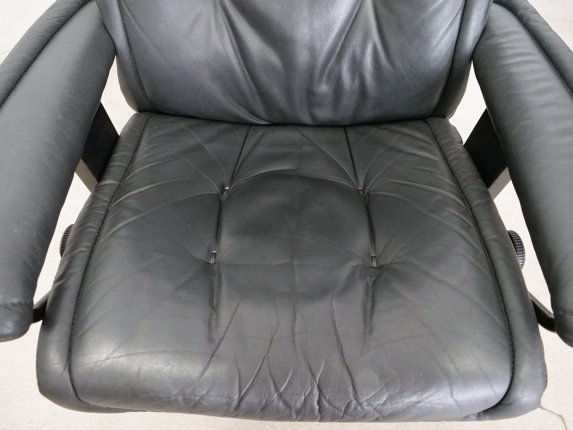 Vintage Ekornes Stressless Lounge Chair and Ottoman